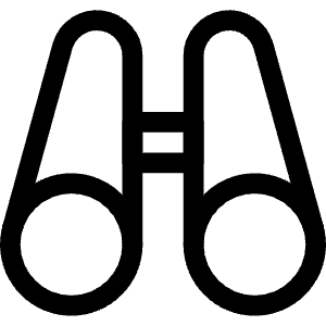 Binocular Icon from Ultimate Regular - Free Set