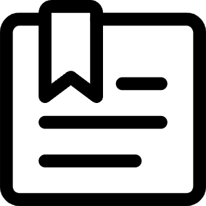 Bookmarks Document Icon from Ultimate Regular - Free Set