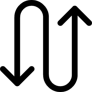 Button Zigzag 1 Icon from Ultimate Regular - Free Set
