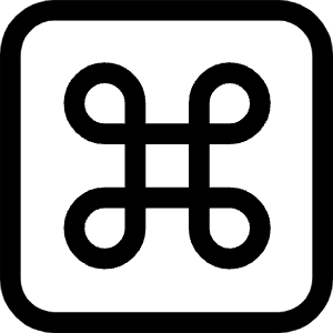 Command Button Keyboard Icon from Ultimate Regular - Free Set