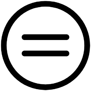 Equal Math Symbol Circle Icon from Ultimate Regular - Free Set