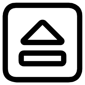 Keyboard Eject Icon from Ultimate Regular - Free Set