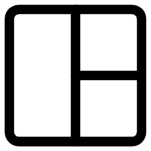 Layout Icon from Ultimate Regular - Free Set