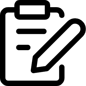 Paper Write Icon from Ultimate Regular - Free Set