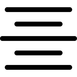 Paragraph Center Align Icon from Ultimate Regular - Free Set