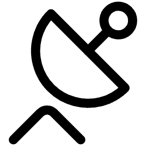 Satellite Icon from Ultimate Regular - Free Set