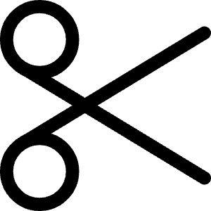 Scissors 2 Icon from Ultimate Regular - Free Set