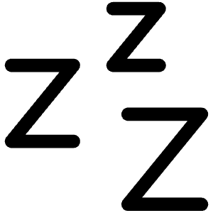 Sleep Zzz Icon from Ultimate Regular - Free Set