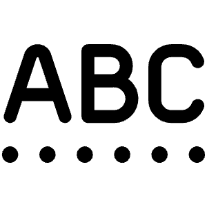 Text Format Dottted Underline Icon from Ultimate Regular - Free Set