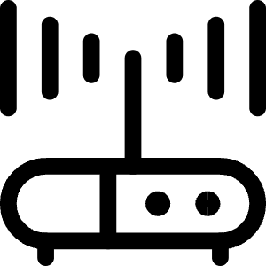 Router Signal Icon from Ultimate Regular - Free Set