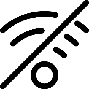 Wifi Off Icon from Ultimate Regular - Free Set