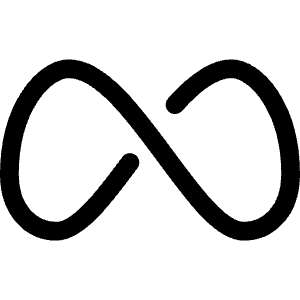 Meta Logo Icon from Ultimate Regular - Free Set