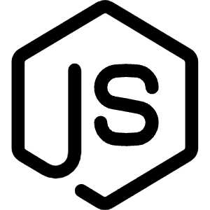 Nodesj Logo Icon from Ultimate Regular - Free Set