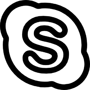 Skype Logo Icon from Ultimate Regular - Free Set