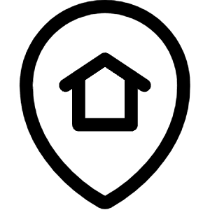 Style Two Pin Home Icon from Ultimate Regular - Free Set
