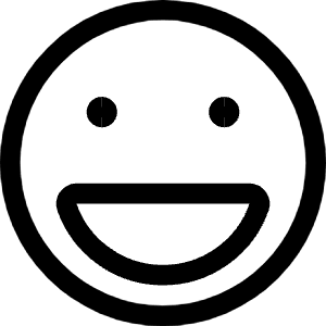 Smiley Happy Icon from Ultimate Regular - Free Set