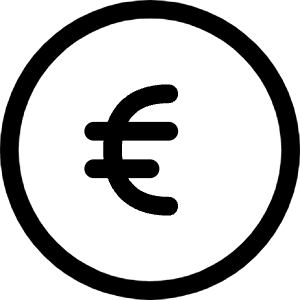 Currency Euro Circle Icon from Ultimate Regular - Free Set