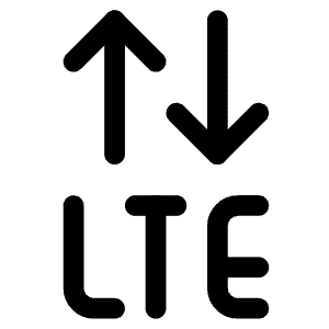Cellular Network Lte Icon from Ultimate Regular - Free Set