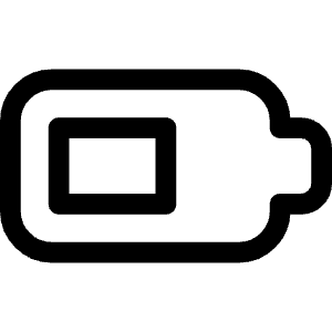Charging Battery Medium 1 Icon from Ultimate Regular - Free Set