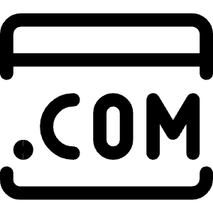 Browser Com Icon from Ultimate Regular - Free Set