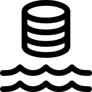 Data Lake 1 Icon from Ultimate Regular - Free Set