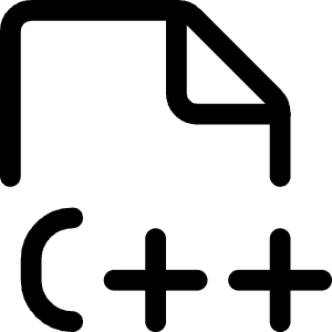 File C Plus Plus Icon from Ultimate Regular - Free Set