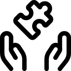 Module Hands Puzzle Icon from Ultimate Regular - Free Set