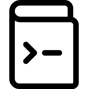 Programming Book Icon from Ultimate Regular - Free Set