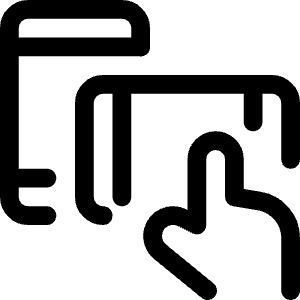 Responsive Design Hand Icon from Ultimate Regular - Free Set