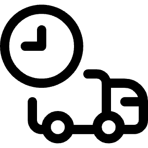 Delivery Truck Clock Icon from Ultimate Regular - Free Set