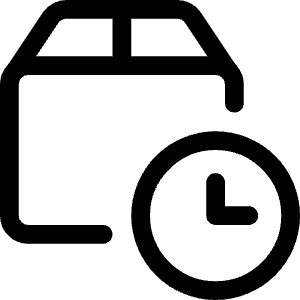 Shipment Clock Icon from Ultimate Regular - Free Set