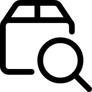 Shipment Search Icon from Ultimate Regular - Free Set