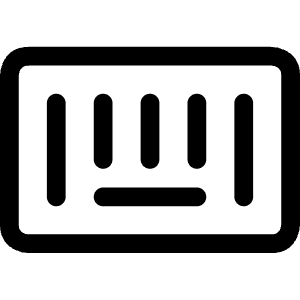 Barcode Icon from Ultimate Regular - Free Set