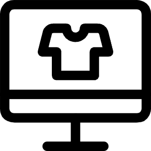 E Commerce Apparel Icon from Ultimate Regular - Free Set