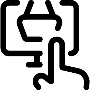 E Commerce Touch Buy Icon from Ultimate Regular - Free Set