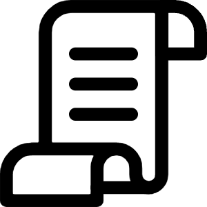 Receipt Icon from Ultimate Regular - Free Set