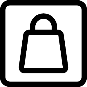 Shop Sign Bag Icon from Ultimate Regular - Free Set