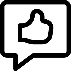 Like Chat Icon from Ultimate Regular - Free Set
