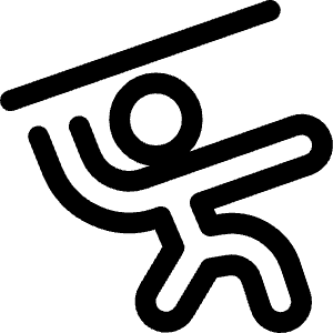 Athletics Javelin Throwing Icon from Ultimate Regular - Free Set