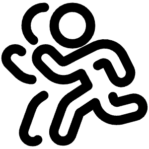 Group Running Icon from Ultimate Regular - Free Set