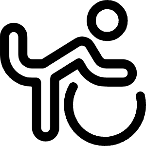 Gymnastics Ribbon Person 2 Icon from Ultimate Regular - Free Set