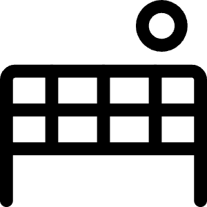 Volleyball Net Icon from Ultimate Regular - Free Set