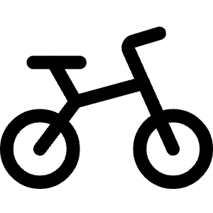 Bicycle Icon from Ultimate Regular - Free Set