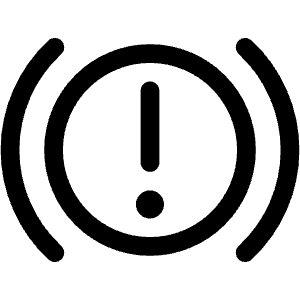 Car Dashboard Warning Icon from Ultimate Regular - Free Set