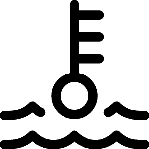 Engine Temperature Warning Icon from Ultimate Regular - Free Set