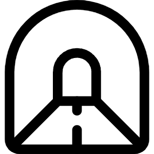 Road Tunnel Icon from Ultimate Regular - Free Set