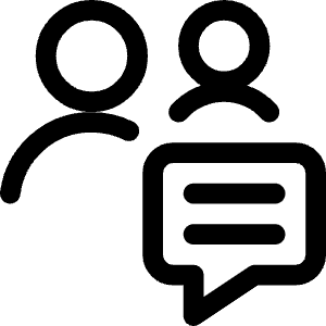 Multiple Actions Chat Icon from Ultimate Regular - Free Set