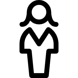 Single Woman Icon from Ultimate Regular - Free Set