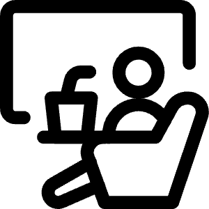 Movies Sit Drink Icon from Ultimate Regular - Free Set