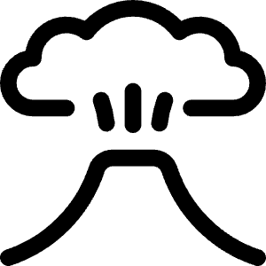 Natural Disaster Volcano Smoke Icon from Ultimate Regular - Free Set